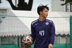 大園治慈さん大学での練習風景
