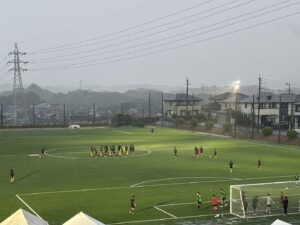 サッカー部の練習