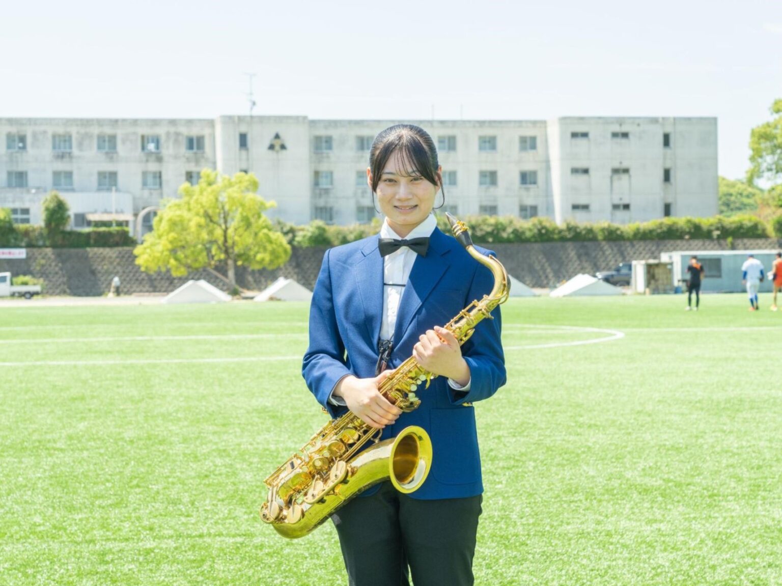 吹奏楽部 部長 平岡衣乃さん