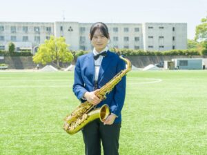 吹奏楽部 部長 平岡衣乃さん