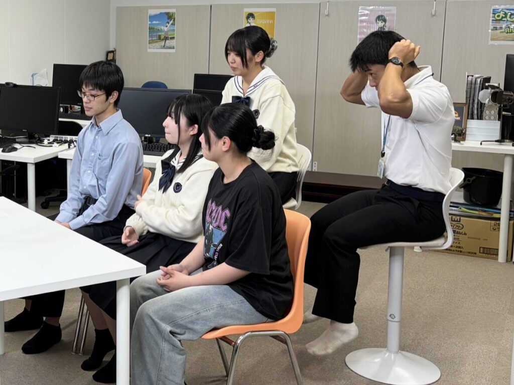 ラジオ収録の様子