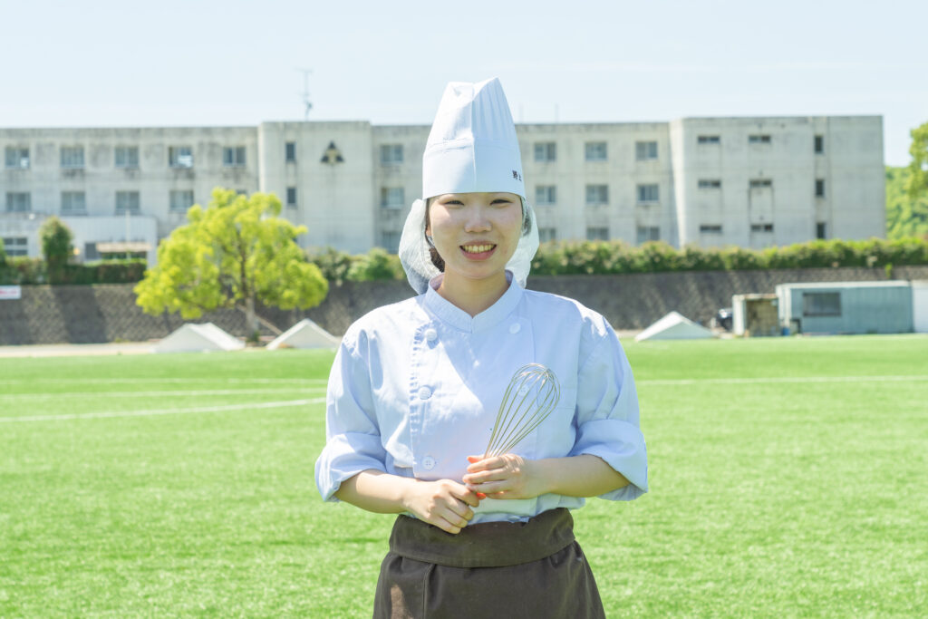 製菓コース 3年生 製菓部 野上こころさん