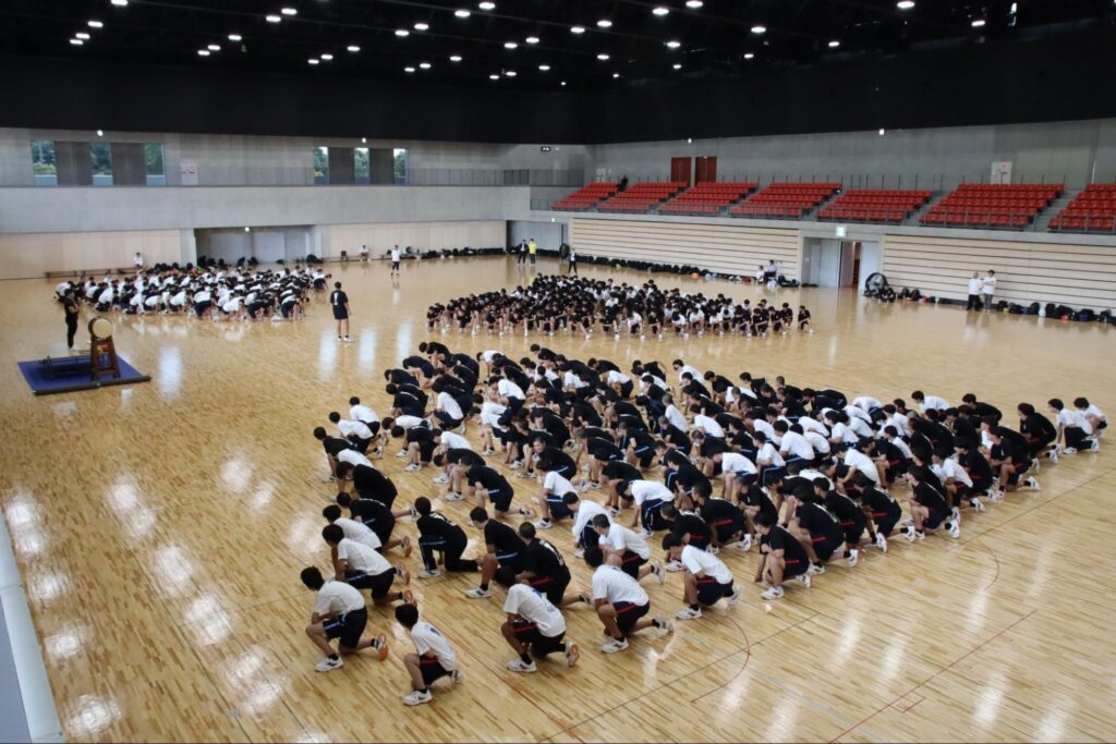 体育祭練習風景