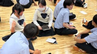 「主権者教育」特別講義の様子