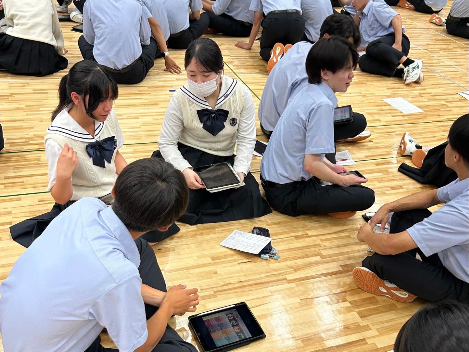「主権者教育」特別講義の様子