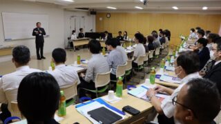 学習塾対象 学校説明会の様子