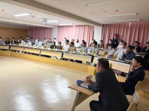 学習塾対象 学校説明会の様子