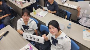 模擬国連大会参加 生徒