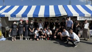 まちLaboが「みんなの健幸・福祉のつどい」に出店した様子