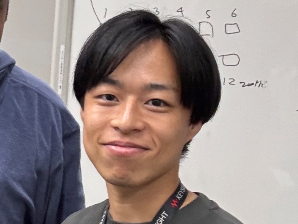 九州工業大学大学院修了・キーサイト・テクノロジー所属　蜷川渉さん