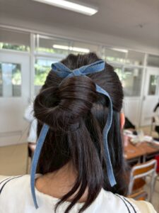 ヘアアレンジの一例