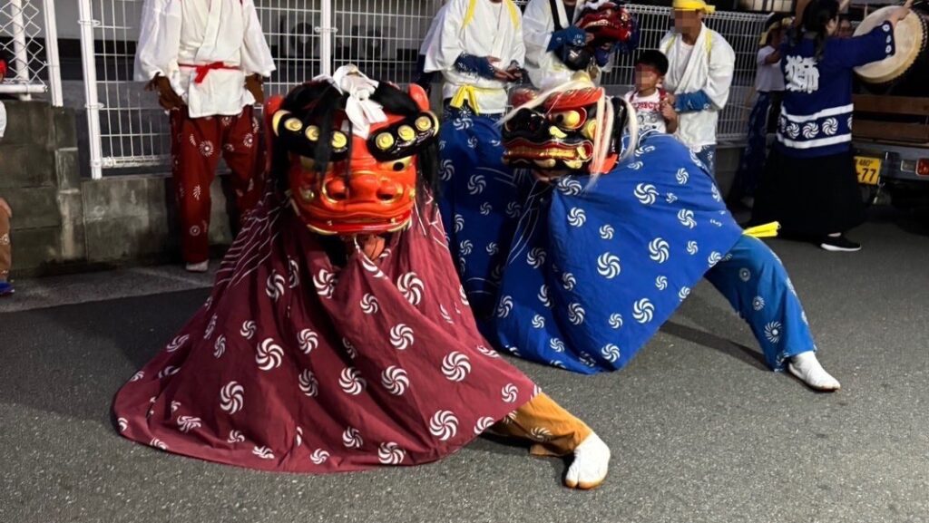 立岩獅子舞