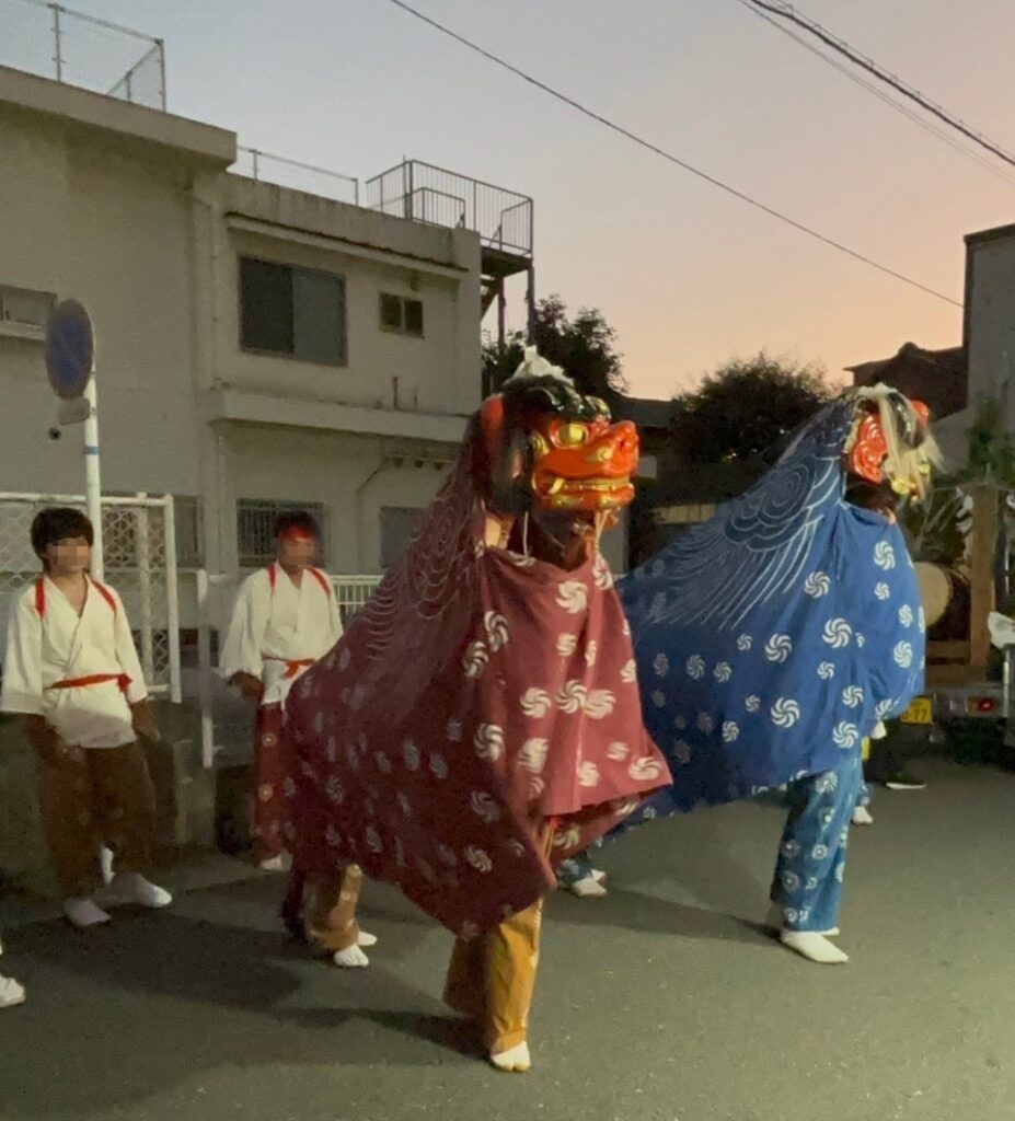 立岩獅子舞