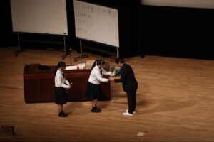 「ファジアーノ岡山」代表取締役会長 北川真也さん講演会の様子