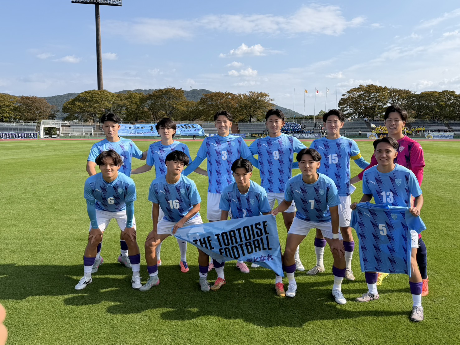 サッカー部の選手たち