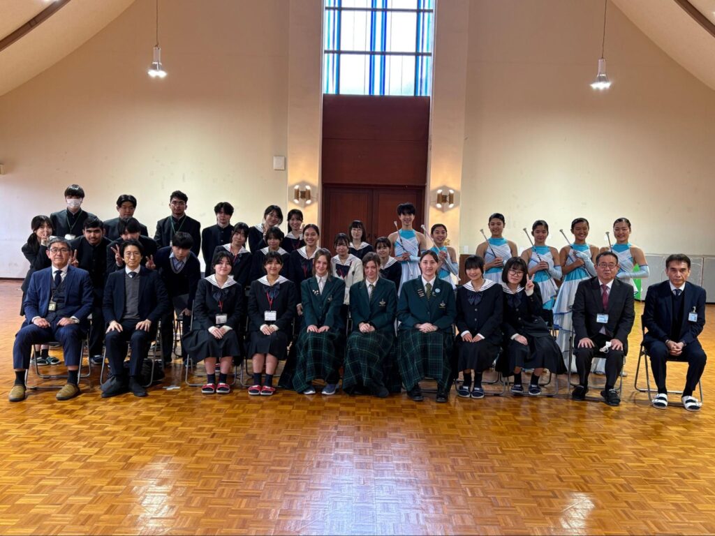 NZランギオラ高校交換留学生の歓迎セレモニー
