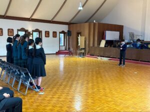 生徒会長の田中蓮さんからのメッセージ