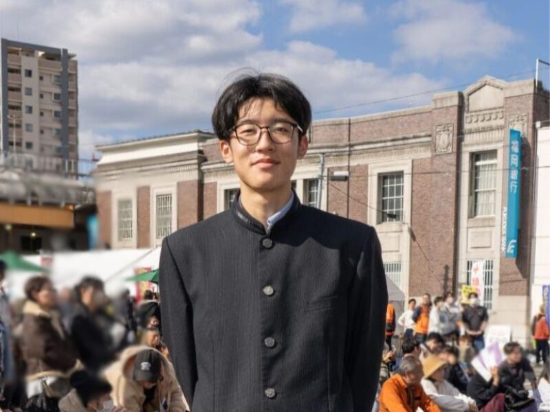 松元悠晴さん(システム開発担当 2年生)