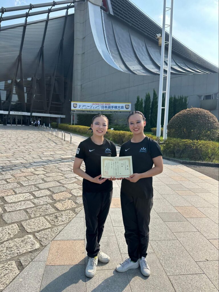 日本選手権大会優勝後の記念撮影