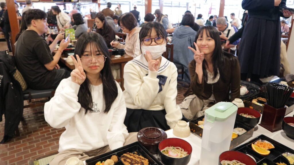 受け入れ研修で福岡市へ遊びに行ったときの様子