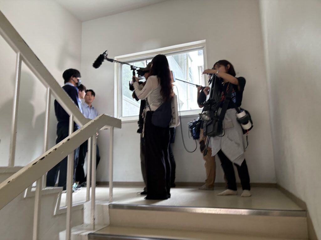 TNCテレビ西日本『じもちゃんねる』撮影風景