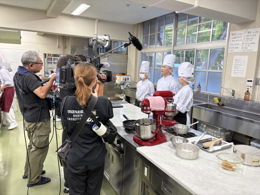 TNCテレビ西日本『じもちゃんねる』撮影風景