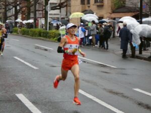 1区：松尾翼（3年生・副主将）