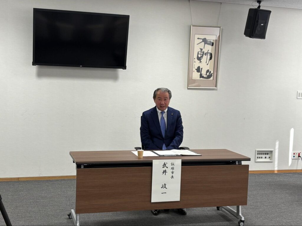 祝福の言葉を述べてくださる武井市長