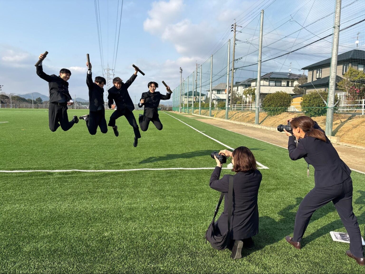 飯塚市広報紙『広報いいづか』の取材風景