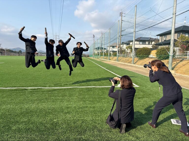 飯塚市広報紙『広報いいづか』の取材風景