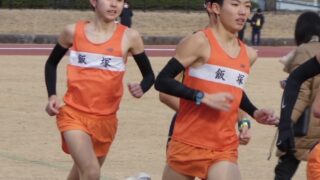 副主将の松尾翼（3年生）と矢野未来翔（2年生）