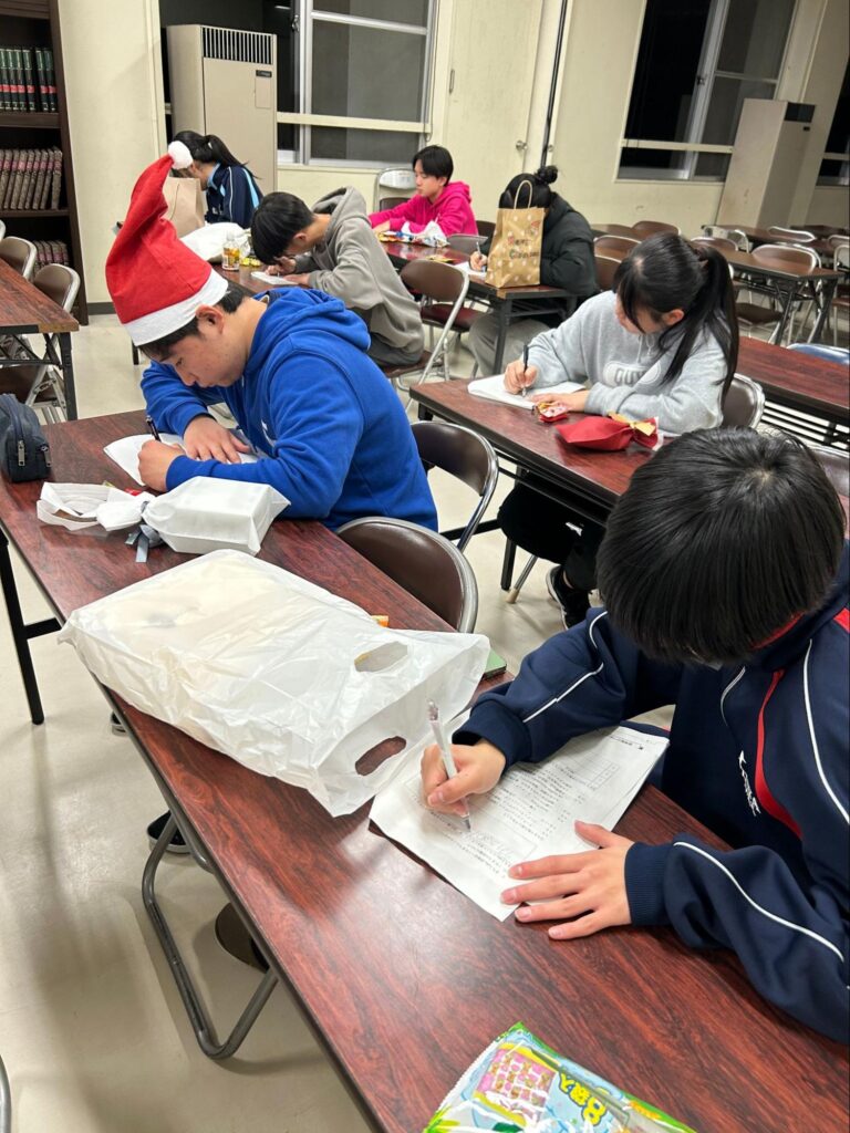 室内での取り組み