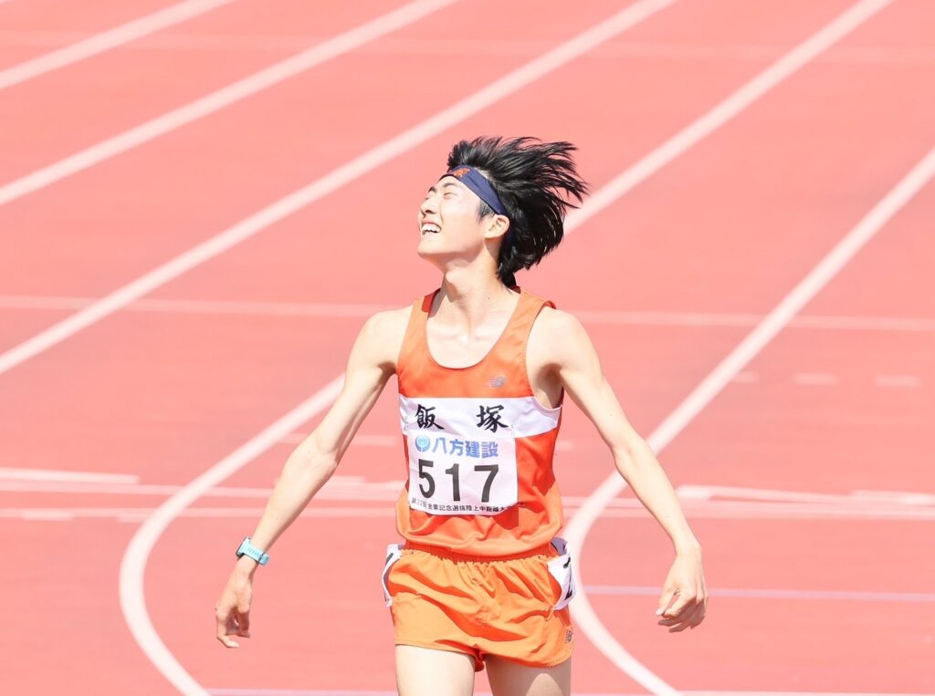 金栗記念選抜陸上中長距離熊本大会へ出場した際の一コマ