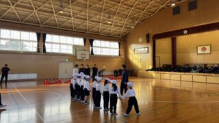 体力測定の様子