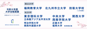 令和8年度大学合格実績