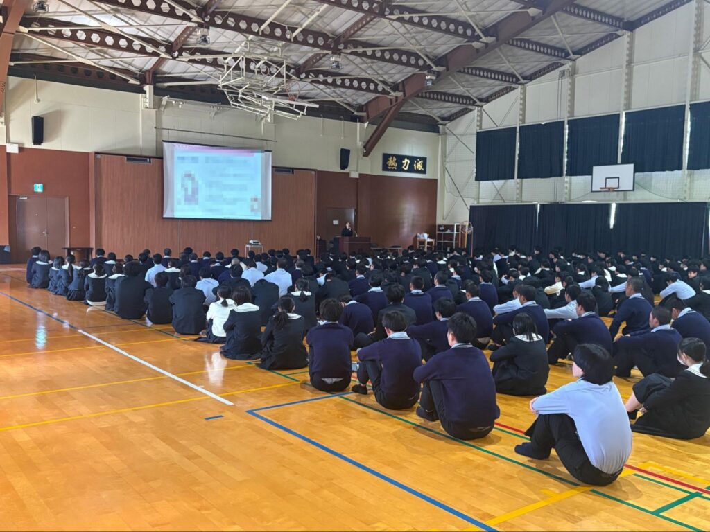 進路講演会の様子