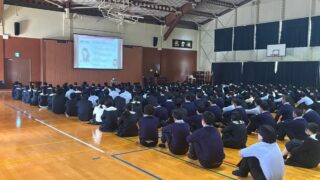 進路講演会の様子