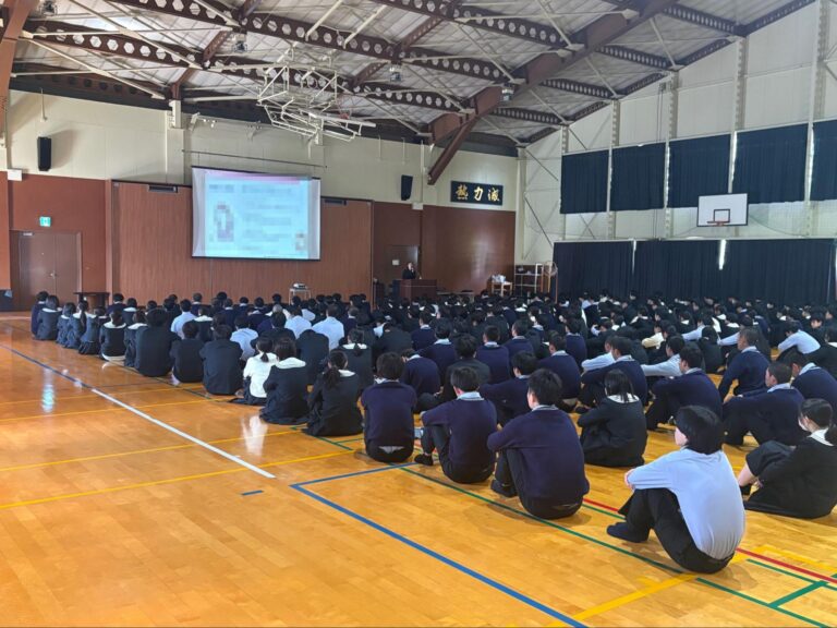 進路講演会の様子