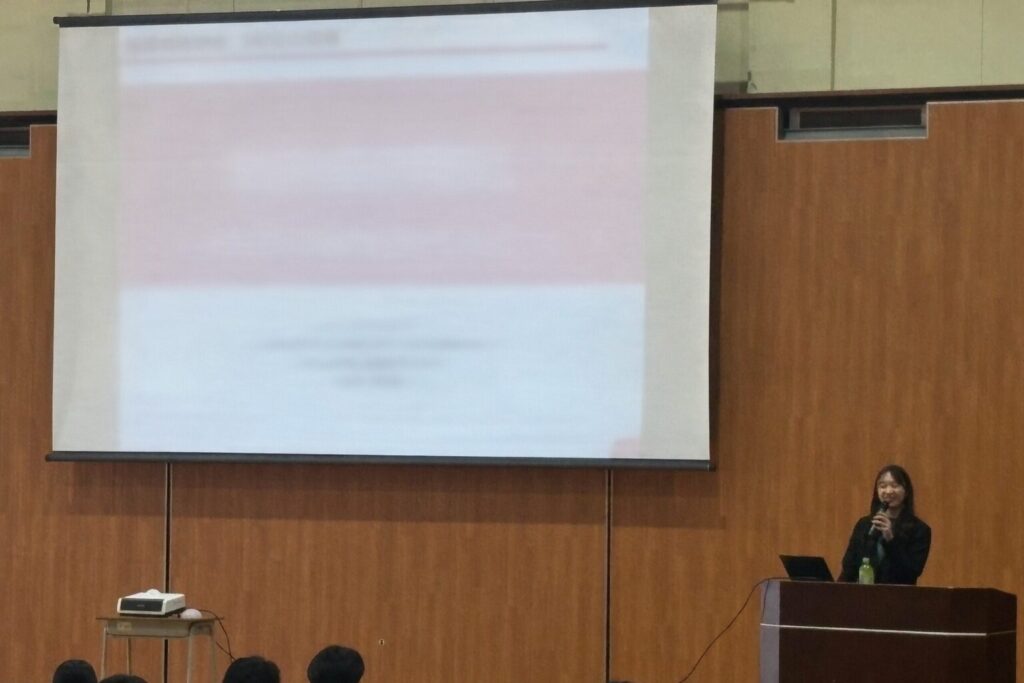 進路講演会の様子