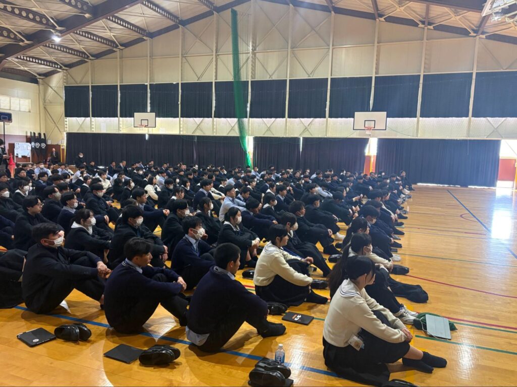 進路講演会の様子