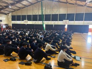 進路講演会の様子