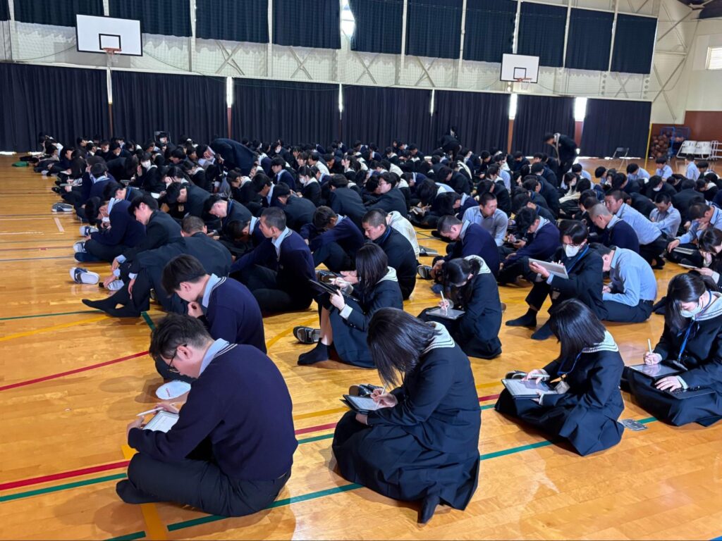 進路講演会の様子