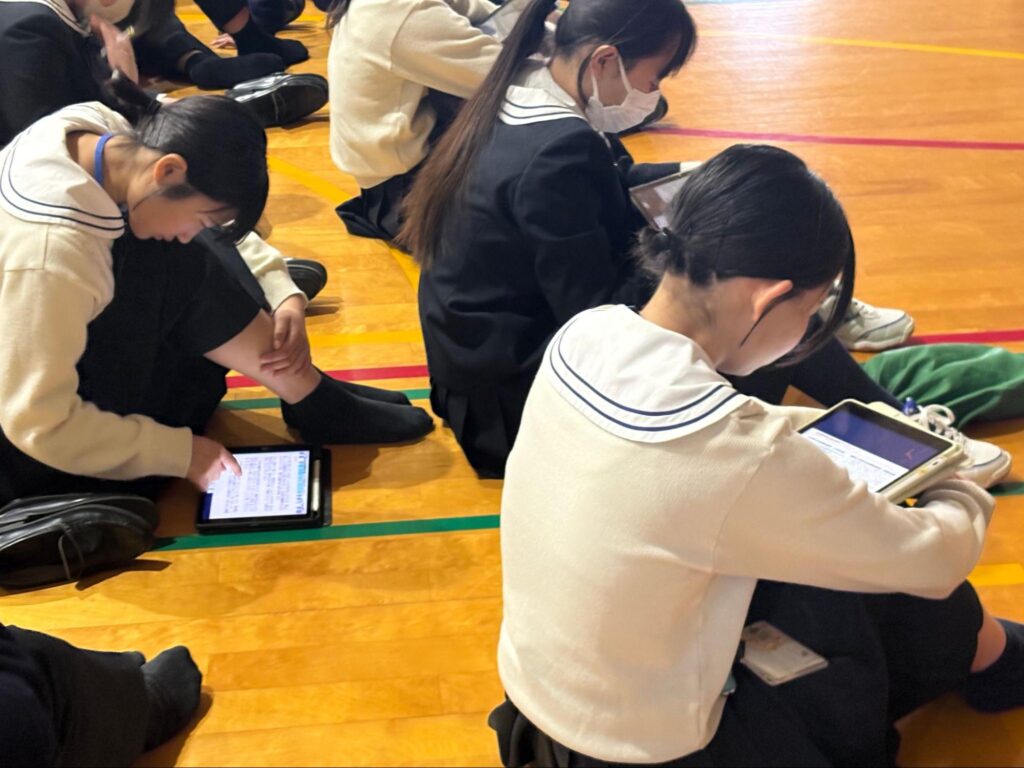 進路講演会の様子