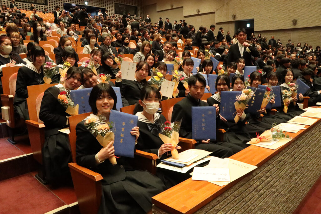 卒業式の様子