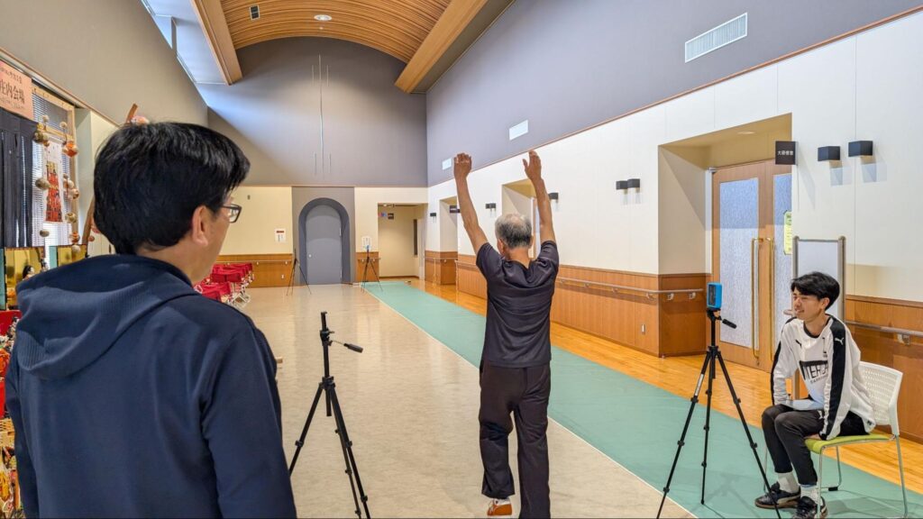 計測の様子