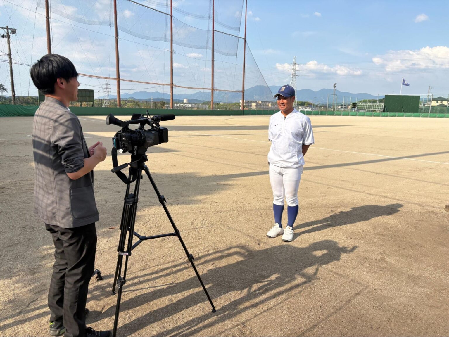 藤原大翔投手密着取材
