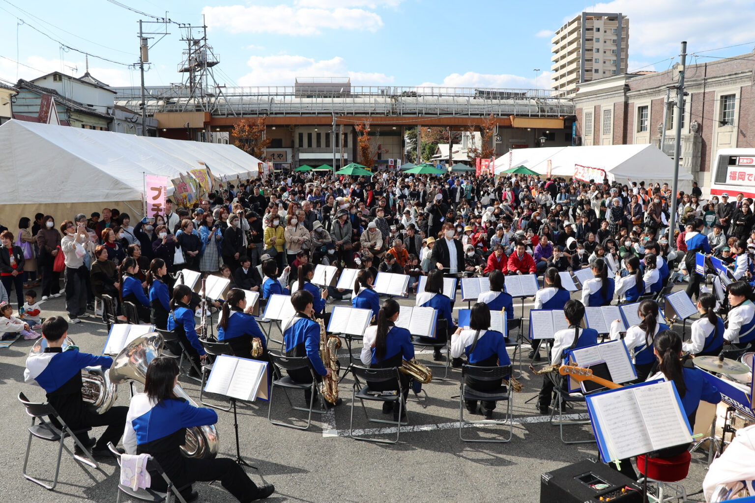 2025年の街なか学園祭の様子