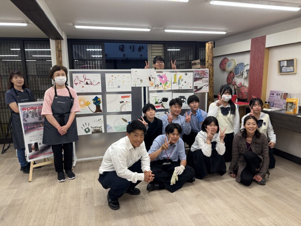 まちLaboが岡林まゆみさんの「ストーリーライン」ワークショップに参加