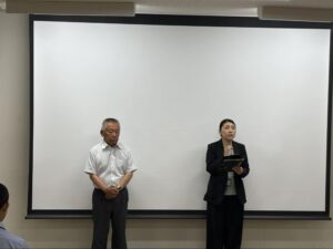 大庭茂彌さん（左）