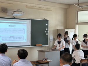 発表の様子